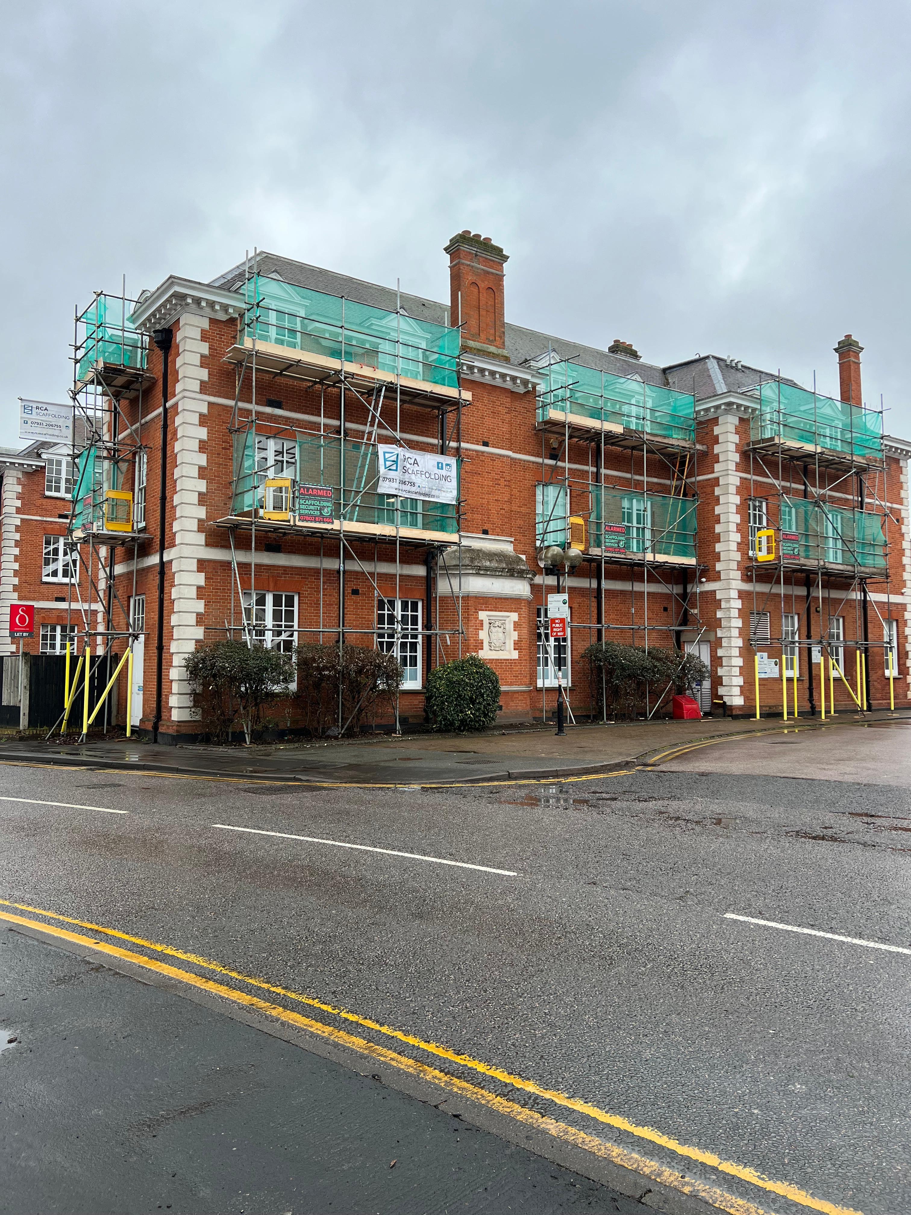 Bluecoats Estate Office Scaffolding Projects